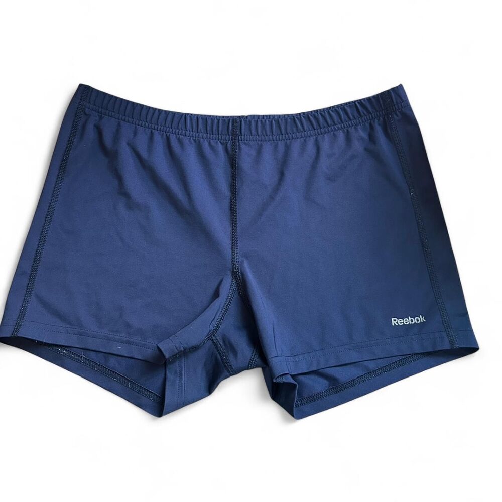 Reebok Women's Navy and Blue Shorts